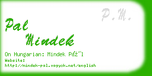 pal mindek business card